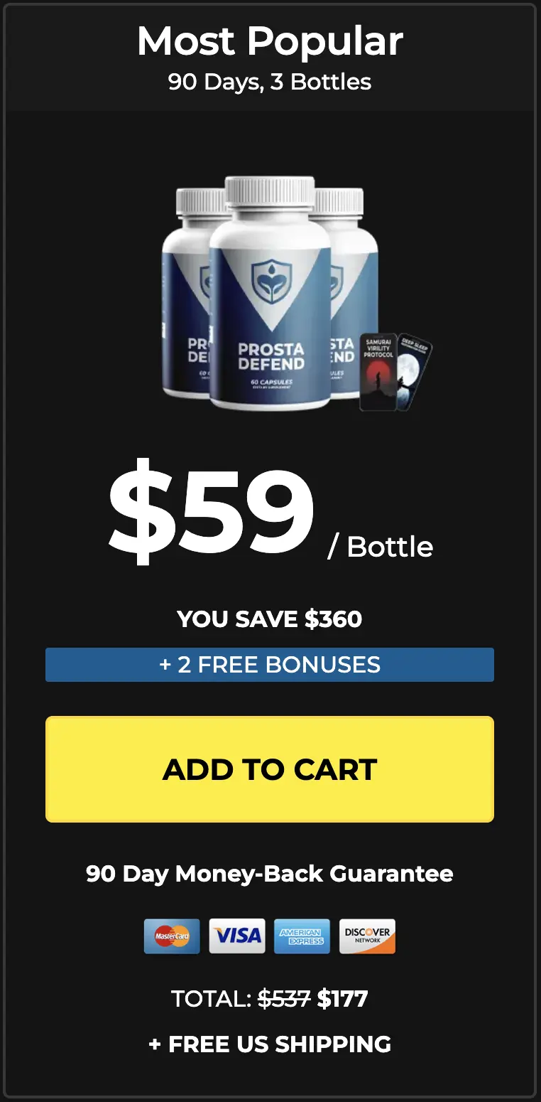 Prosta Defend three bottles order